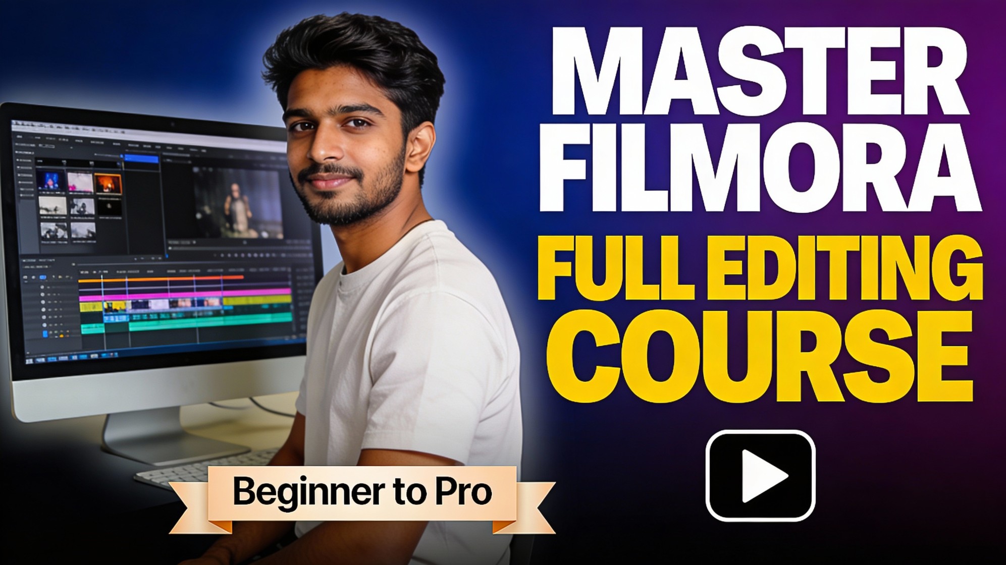 Mastering Video Editing in Filmora: Full Beginner to Pro Course (Hindi)